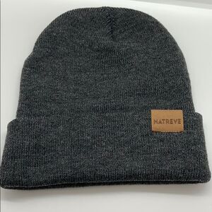NWT Natreve Grey Beanie Hat